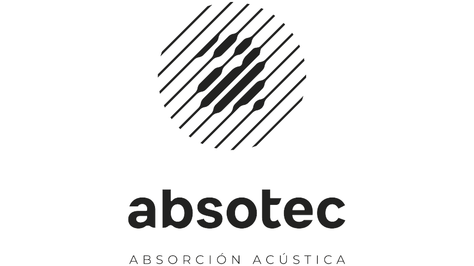 Logo de Absotec, absorción acústica